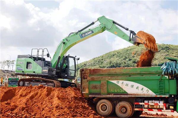 徐工挖机：绿色智能双驱动！打造全场景施工解决方案(图2)